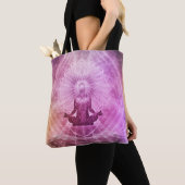Spirituele Yoga Meditation Zen Colorful Tote Bag (Dichtbij)