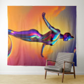 Spirituele Yoga Tapestry Wandkleed (In Situ (horizontaal))