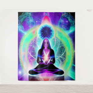 Spirituele Yoga Tapestry Wandkleed