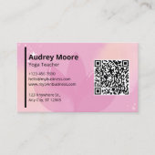 Spirituele yogaleraar Sjablonen Visitekaartje (Voorkant)