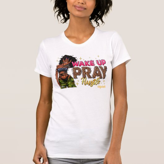 Spirituele zwarte vrouw met goddelijke genade t-shirt (Voorkant)
