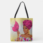 Spirituelle Afro-Amerikaanse Schoonheid - Zie Acht Tote Bag (Voorkant)