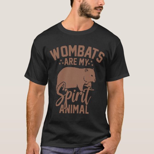 Spiritueller Wombat T-shirt (Voorkant)