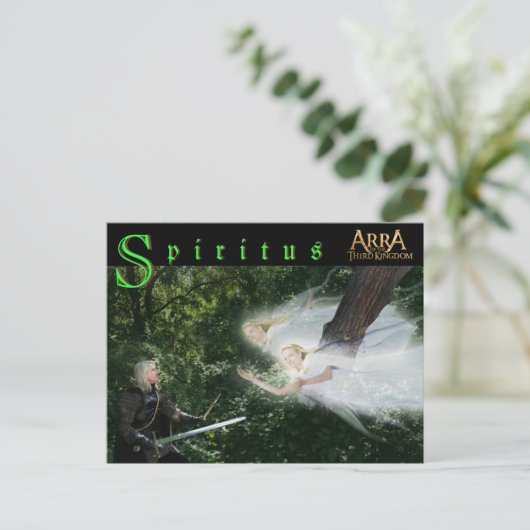 Spiritus Briefkaart (Staand voorkant)