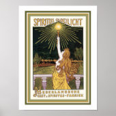 Spiritus Gloelicht Art Nouveau AD Poster 12 x 16 (Voorkant)