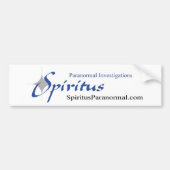 Spiritus Paranormale Bumpersticker (Voorkant)