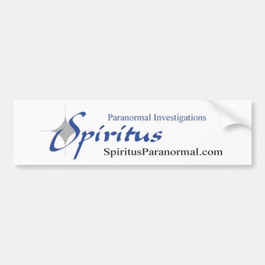 Spiritus Paranormale Bumpersticker (Voorkant)