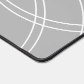 Spiro Mandala White Gray Bureaumat (Hoek)