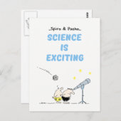 Spiro & Pusho Science Quotes Briefkaart (Voorkant / Achterkant)