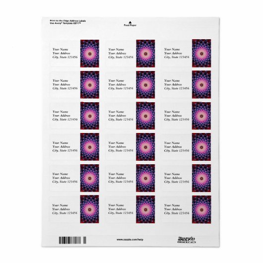 Spirograaf Etiket (Full Sheet)