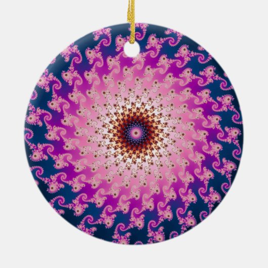 Spirograaf Keramisch Ornament (Achterkant)