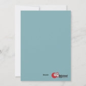 Spirograaf kerstfotokaart 5x7 feestdagenkaart (Achterkant)