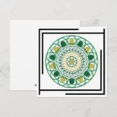 SPIROGRAAFINVLOED, GROEN, ALLE GELEGENHEDEN KAART (Voorkant / Achterkant)