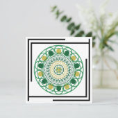 SPIROGRAAFINVLOED, GROEN, ALLE GELEGENHEDEN KAART (Staand voorkant)