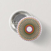 Spirograafpridepatroon: pan ronde button 3,2 cm (Voorkant /achterkant)