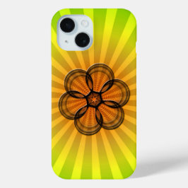 Spirografieontwerp iPhone 15 Case