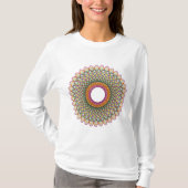 Spirograph Pride Pattern: Pan T-shirt (Voorkant)