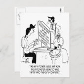 Spirometer Cartoon 7314 Briefkaart (Voorkant / Achterkant)