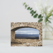 Spis Castle - het grootste kasteel van het Uitzich Briefkaart (Staand voorkant)