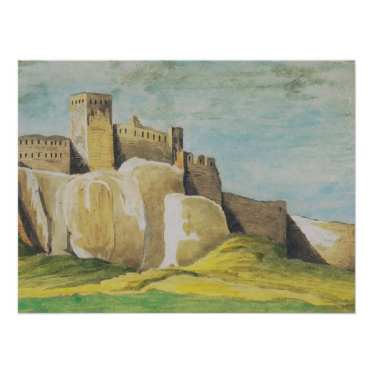 Spis Castle in het oosten van Slowakije Perfect Poster (Voorkant)