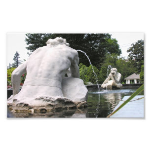 Spit en spat foto afdruk