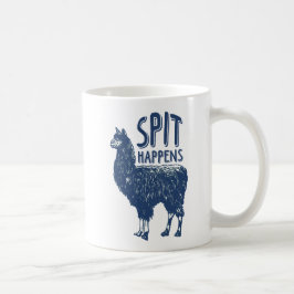 Spit gebeurt Llama | Koffie-Mok Koffiemok