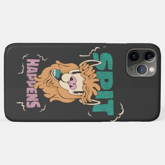 spit gebeurt raar  Case-Mate iPhone case (Achterkant (horizontaal))