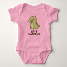 Spit Happens - Grappig Baby Dinosaurus Ontwerp