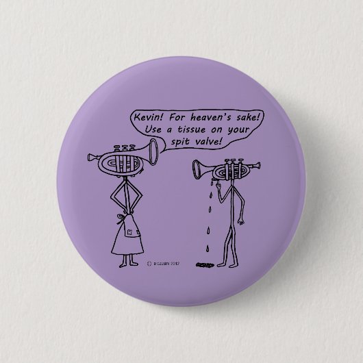 Spit-klep gebruiken ronde button 5,7 cm (Voorkant)