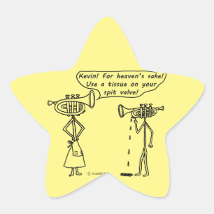 Spit-Sticker met sterren gebruiken Ster Sticker