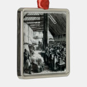 Spitalfields Soup Kitchen, 1867 Metalen Ornament (Rechts)