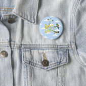 Spitfire 100th Birthday (Blue Sky) Ronde Button 5,7 Cm (In situ)