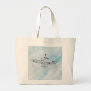 SPITFIRE. 'Ace of Spades'. 2014. Grote Tote Bag