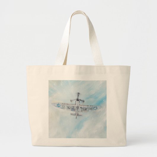 SPITFIRE. 'Ace of Spades'. 2014. Grote Tote Bag (Voorkant)