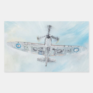 SPITFIRE, 'Ace of Spades'. 2014. Rechthoekige Sticker