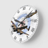 Spitfire and Lancaster Ronde Klok (Hoek)