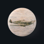 Spitfire-badge Ronde Button 3,2 Cm<br><div class="desc">Spitfire Round BadgeDesign door GJLC JACKCRISP-WINKEL</div>