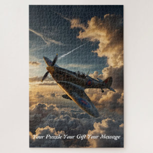 Spitfire bij Dusk artist impression Legpuzzel
