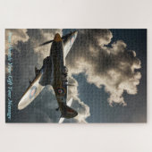 Spitfire bij Dusk artist impression Legpuzzel (Horizontaal)