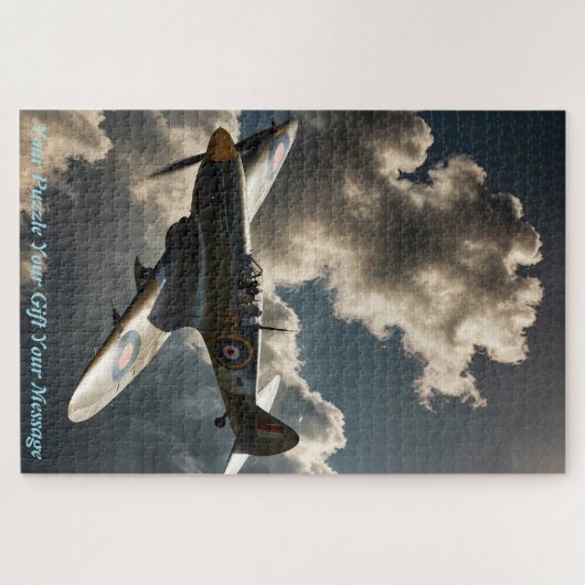 Spitfire bij Dusk artist impression Legpuzzel (Horizontaal)