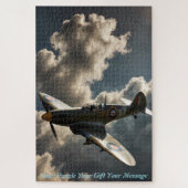 Spitfire bij Dusk artist impression Legpuzzel (Verticaal)