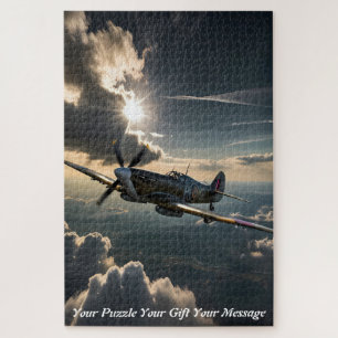 Spitfire bij Dusk artist impression Legpuzzel
