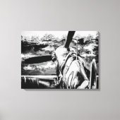 Spitfire bij zonsopgang canvas afdruk (Voorkant)