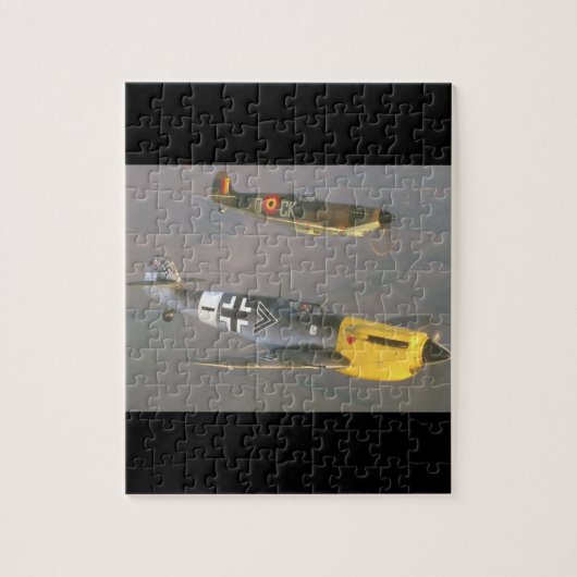 Spitfire (boven) en Messerschmitt_Militair Vliegtu Legpuzzel (Verticaal)