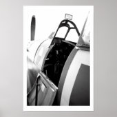 Spitfire Cockpit Poster (Voorkant)