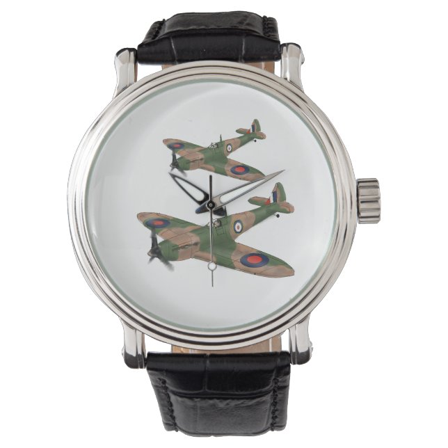 Spitfire Design Horloge (Voorkant)