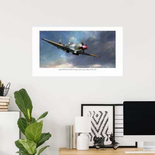 Spitfire FR.XVIII Poster (Thuiskantoor)