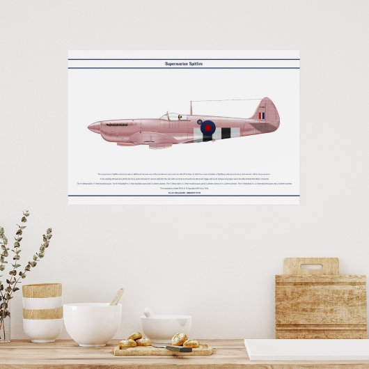 Spitfire GB 16 Sqn 2 Poster (Keuken)