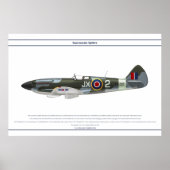 Spitfire GB 1 Sqn 1 Poster (Voorkant)