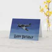 Spitfire Greetings Card Kaart (Gele Bloem)